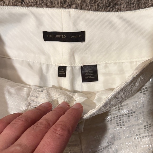 Blue Denim and White Textured Shorts Set - Picture 3 of 5